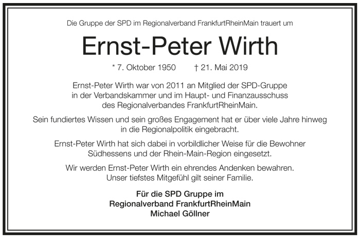 2019-05-24 TR Ernst-Peter Wirth